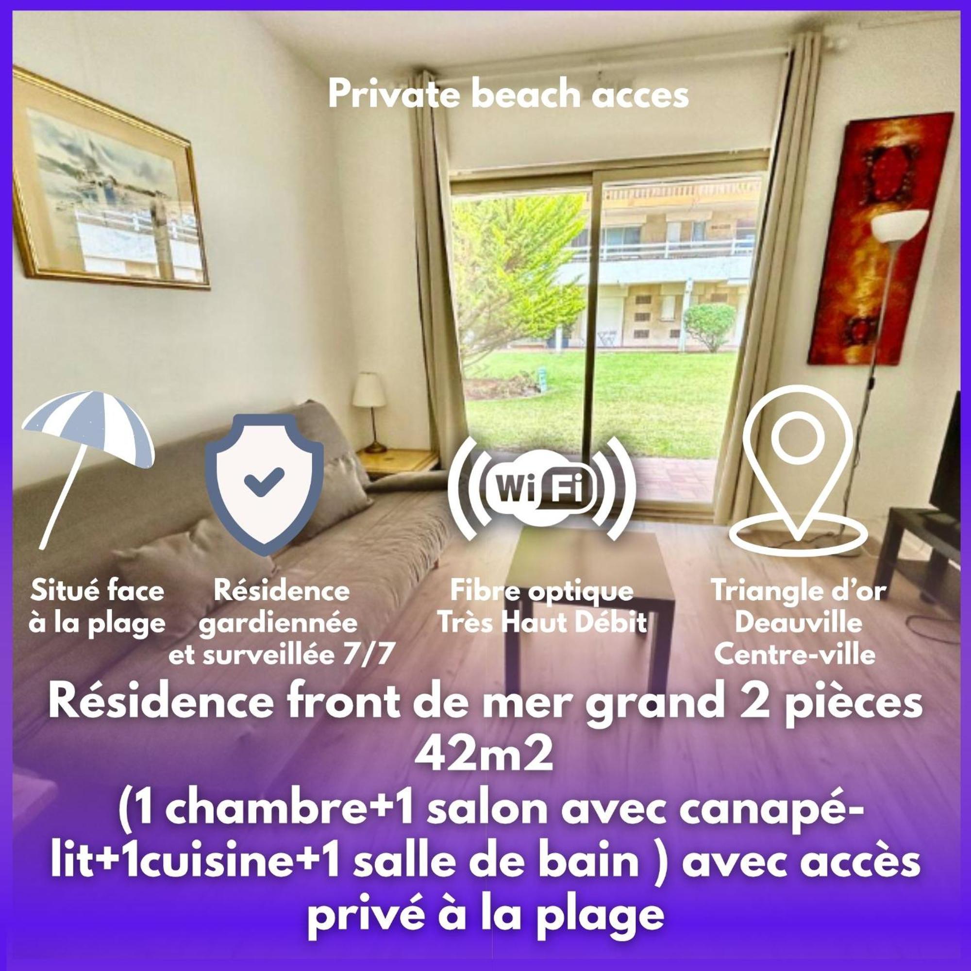 The Golden Triangle Apartment Deauville Kültér fotó